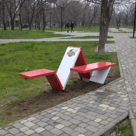 Декоративная скамейка заказать Николаев