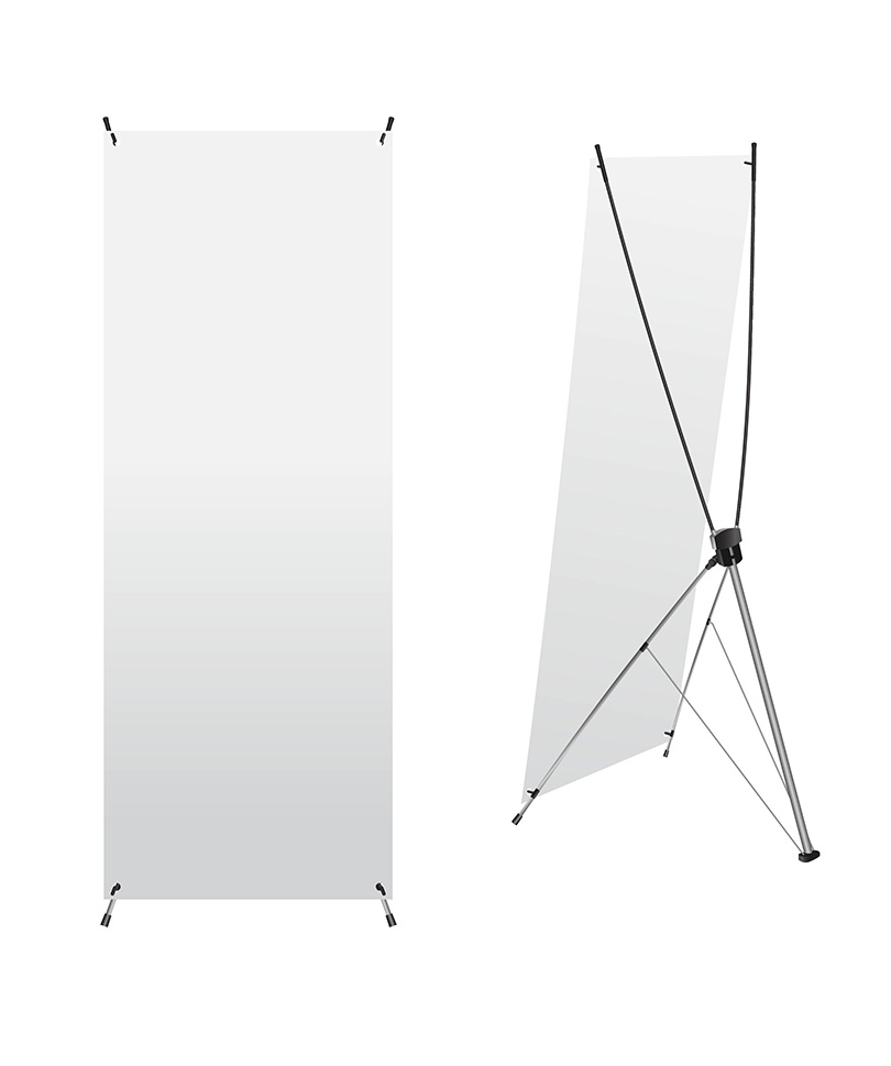 Мобильный Стенд Х-баннер 80х180 паук с Изображением
